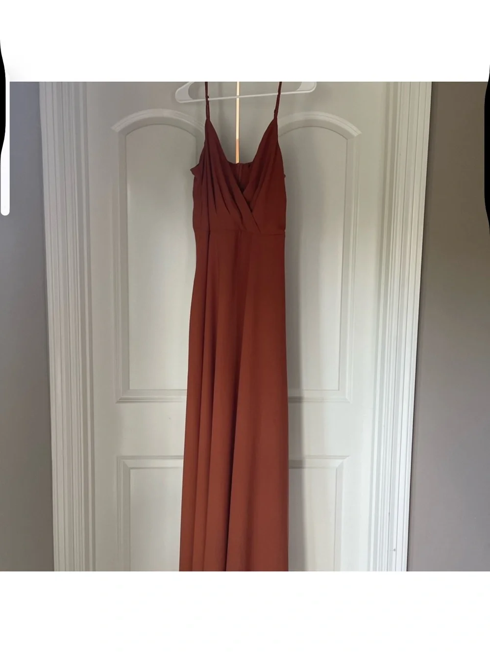 SHEIN Rust Spaghetti-Strap Maxi Dress - Picture 4 of 6